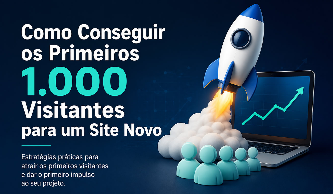 [Como Conseguir os Primeiros 1.000 Visitantes para um Site Novo]