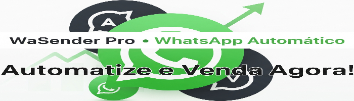 Rodapé - WaSender • WhatsApp Automático